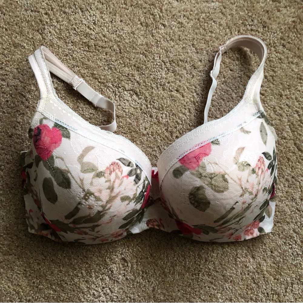 Cacique pastel Floral Underwire Full Coverage Bra 40G
